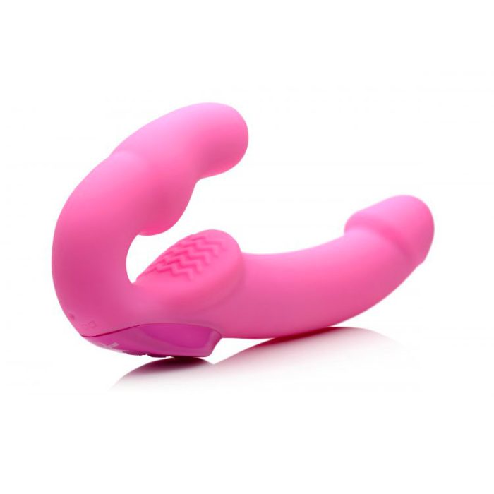 Strap U Urge Rechargeable Vibrating Strapless Strap On With Remo - Image 4