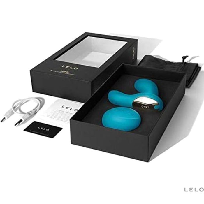 Lelo Hugo Ocean Blue Prostate Massager - Image 2