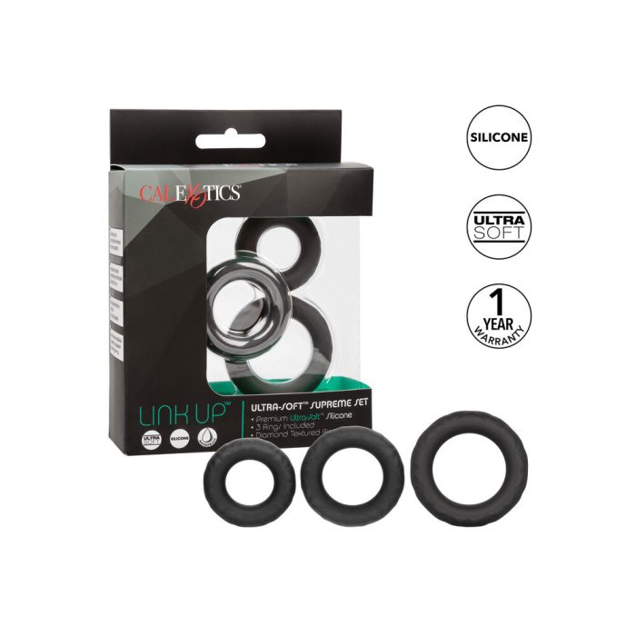 Link Up Ultra Soft Supreme Cock Ring Set - Image 3
